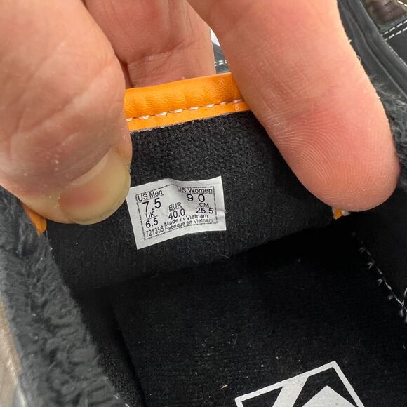 VANS Womens 9 All Weather MTE Old Skool Shoe Black Camo Faux Fur Low Top Lace Up - Picture 9 of 11